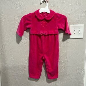 Gymboree Vintage 90’s Velour Bubble Jumpsuit size x-small